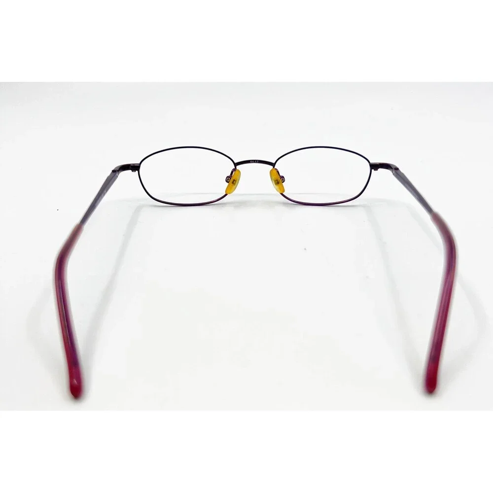 Silver Dollar Eyeglasses Kids Purple KC1301 Color #2 Metal Oval 44-17-125